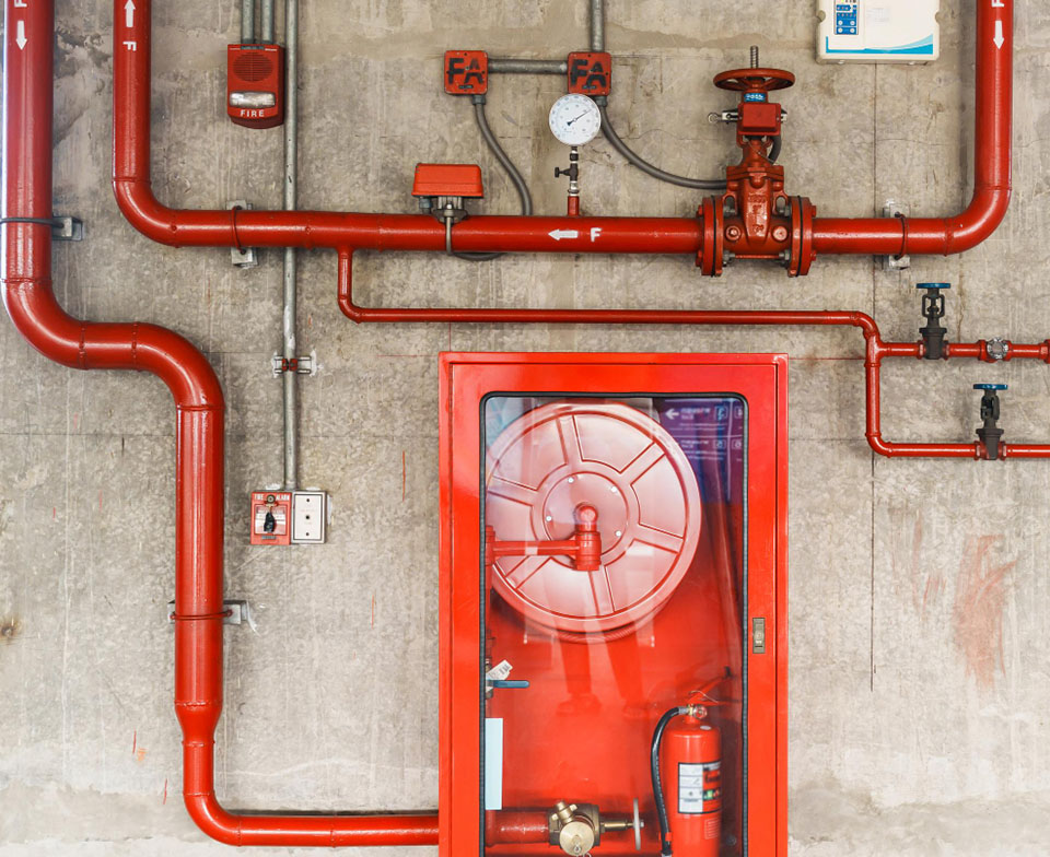 Fire Hydrant and Sprinkler System